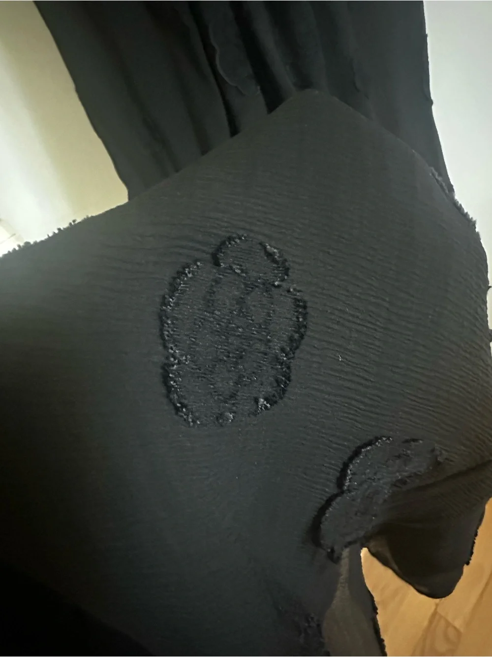 Chanel Vintage Camellia Silk Maxi Dress Eu 40 ♥️ Rare